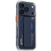 Etui Skinarma Haxa do iPhone 17 Pro      Magnetic Charging + Grip Stand niebieski